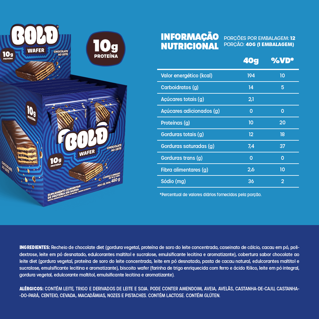 BOLD WAFER CHOCOLATE AO LEITE - Image 4