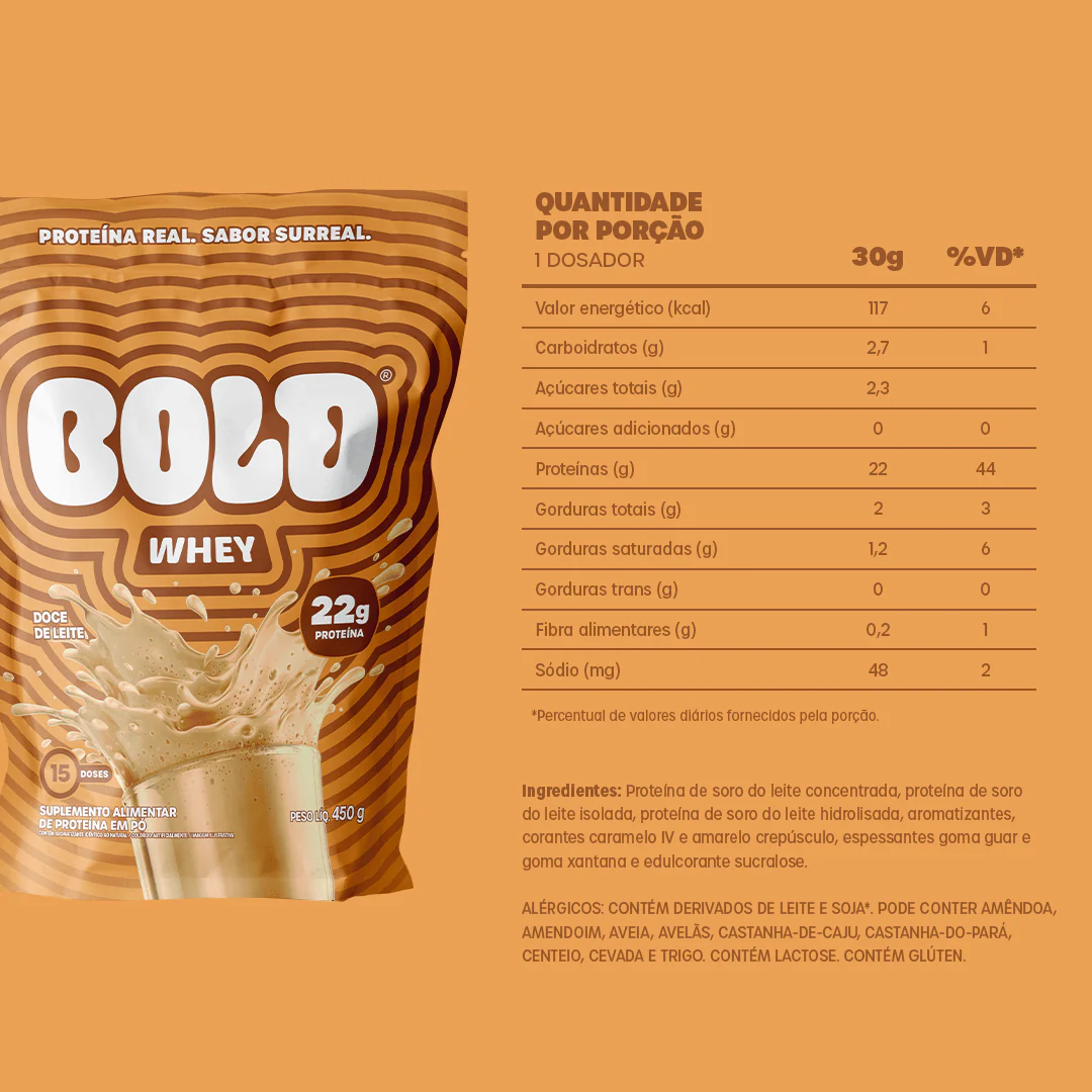 BOLD WHEY DOCE DE LEITE (450g) - Image 4