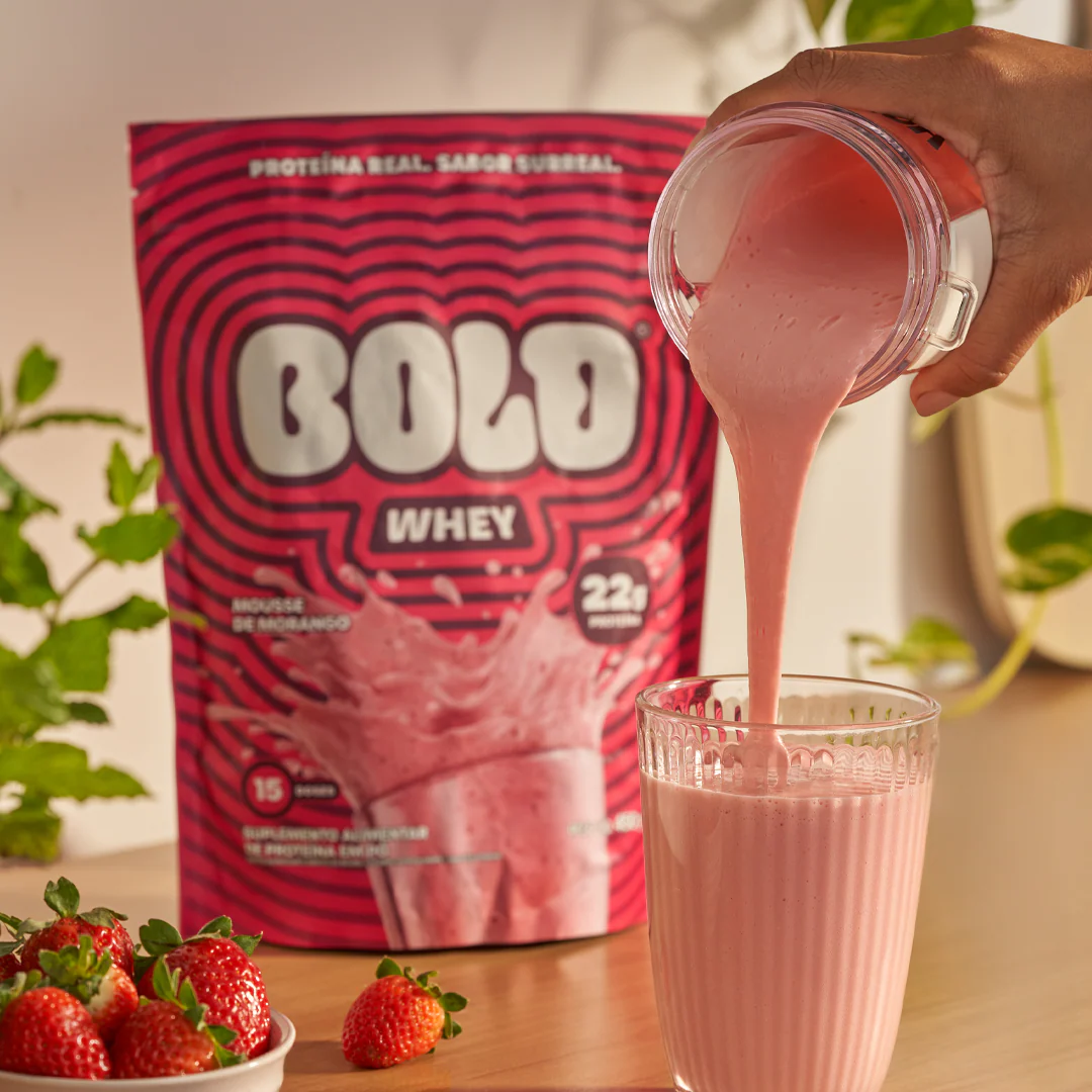 BOLD WHEY MOUSSE DE MORANGO (450g) - Image 3